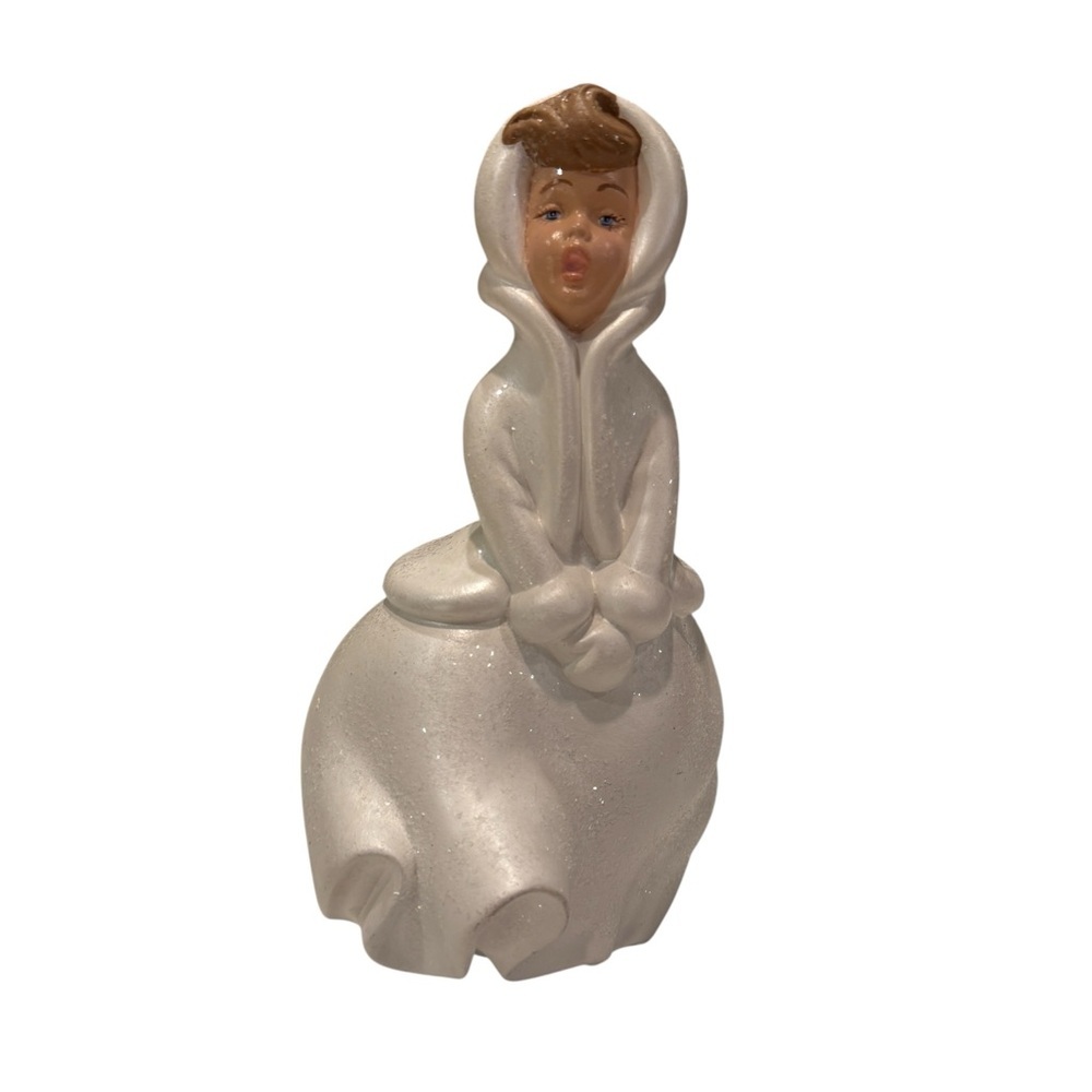 Atlantic Mold Christmas Woman Caroler Collection Figurine Vintage “77